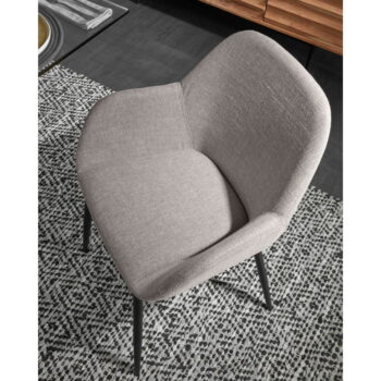 Sivá jedálenská stolička Konna – Kave Home - Image 6
