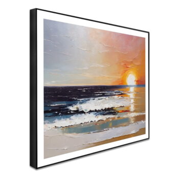 Obraz 40x50 cm Sunset on the Beach – Obrázok 3