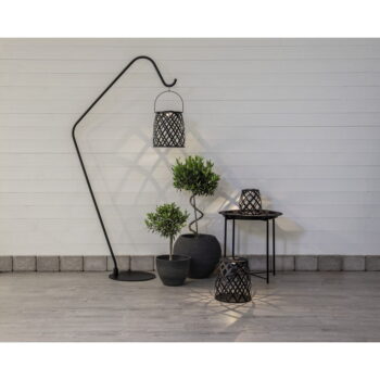Čierny LED lampáš Star Trading Calabria, výška 28 cm - Image 3