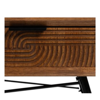 Hnedý konferenčný stolík 60x120 cm Lagom – Ixia - Image 2