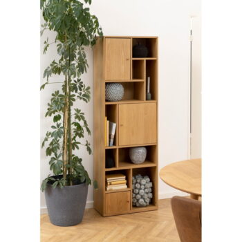 Knižnica v dekore duba v prírodnej farbe 61x180 cm Rangoon – Actona - Image 5