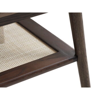 Hnedý konferenčný stolík s doskou v dubovom dekore 60x120 cm Barrali – Unique Furniture - Image 7