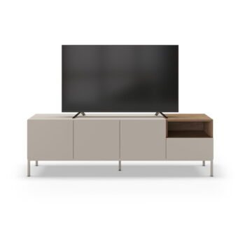 Krémový TV stolík 180x55 cm Cailin – Marckeric - Image 8
