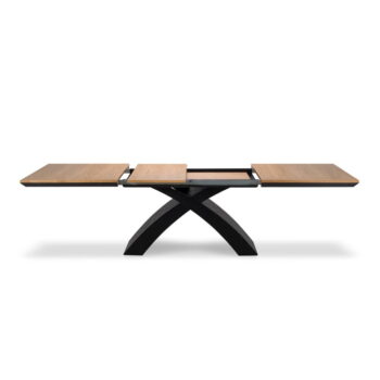 Rozkladací jedálenský stôl s doskou v dubovom dekore 100x170 cm Helga - Windsor & Co Sofas – Obrázok 5