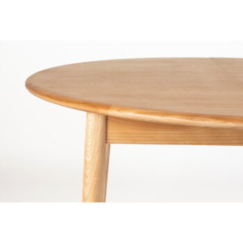 Okrúhly rozkladací jedálenský stôl s prídavnou doskou s doskou v dubovom dekore ø 120 cm Twist – Zuiver - Image 6