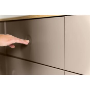 Hnedá nízka komoda v dekore duba 109x79 cm Dot – Tenzo – Obrázok 6
