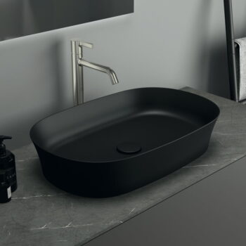 Matne čierne keramické umývadlo 60x38 cm Ipalyss – Ideal Standard - Image 7
