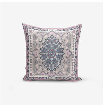 Súprava 4 dekoratívnych obliečok na vankúše Minimalist Cushion Covers Pink Ethnic, 45 x 45 cm - Image 2