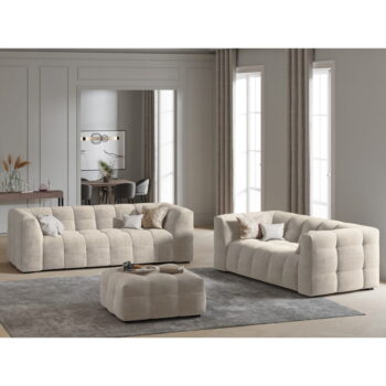 Béžová zamatová pohovka Windsor & Co Sofas Vesta, 208 cm – Obrázok 5