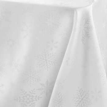 Obrus ​​s vianočným motívom zo žakára 140x240 cm Flocons – douceur d'intérieur – Obrázok 3