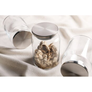 Sklenené dózy v súprave 3 ks na potraviny – Hermia – Obrázok 2