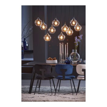 Čierna zamatová jedálenská stolička Aaliyah – Light & Living - Image 11
