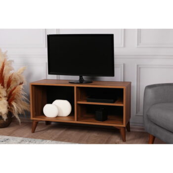 TV stolík v dekore orecha v prírodnej farbe 100x54 cm Zisino – Kalune Design – Obrázok 8