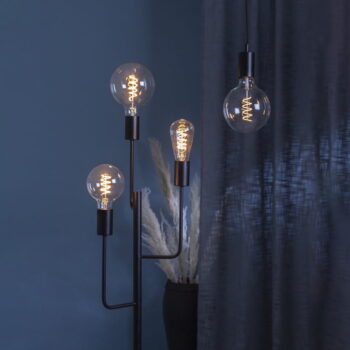 Teplá LED/filamentová žiarovka so stmievačom E27, 4 W Spiral Filament – Star Trading - Image 4