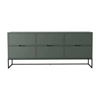 Sivozelená nízka komoda 176x76 cm Lipp - Tenzo - Image 3