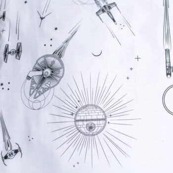Bavlnené detské obliečky so svietiacim efektom na jednolôžko 140x200 cm Star Wars – Jerry Fabrics – Obrázok 5