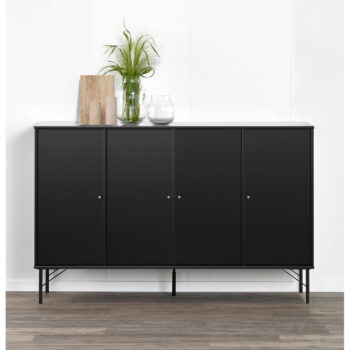 Čierne dvierka pre modulárny policový systém, 32x66 cm Mistral Kubus - Hammel Furniture - Image 2