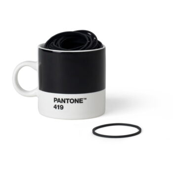Čierny keramický hrnček na espresso 120 ml Espresso Black 419 – Pantone – Obrázok 2