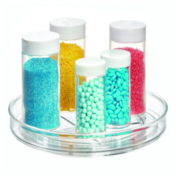 Okrúhly otočný podstavec na dózy iDesign The Home Edit, ⌀ 23,5 cm – Obrázok 2