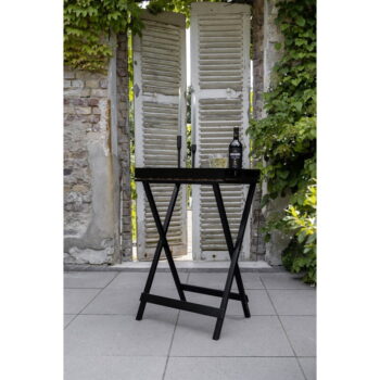 Odkladací stolík s doskou z akácie 42x60 cm Taba - Wenko - Image 6