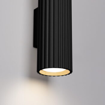 Čierne nástenné svietidlo Gleam – Nice Lamps - Image 8