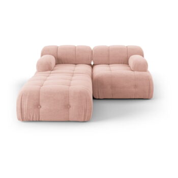 Svetloružová rohová pohovka Ferento – Cosmopolitan Design