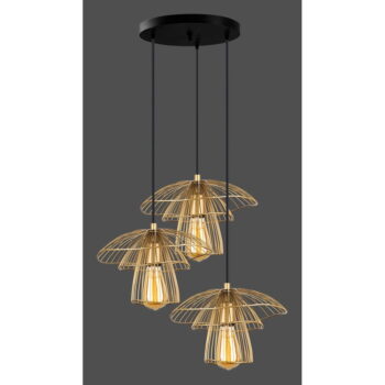 Závesné svietidlo v zlatej farbe Squid Lighting Root, výška 117 cm - Image 2