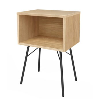 Nočný stolík v dekore duba v prírodnej farbe Rayburn - Woodman - Image 2