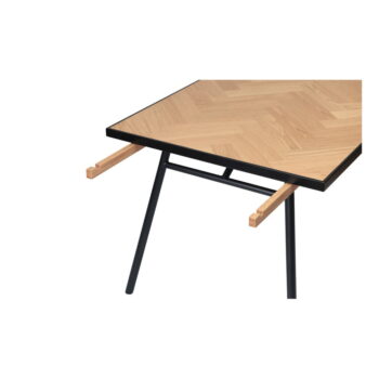 Prídavná doska k jedálenskému stolu v dekore duba 45x90 cm Calvi – Unique Furniture – Obrázok 3