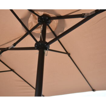 Béžový slnečník 456x270 cm Double - Rojaplast - Image 6
