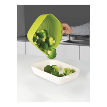 Veľké zelené kubické cedidlo Joseph Joseph Square Colander - Image 2