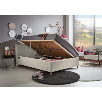 Béžová detská posteľ s úložným priestorom 90x200 cm Fun – Meise Möbel - Image 8