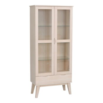 Vitrína z dubového dreva v prírodnej farbe 82x185 cm Filippa - Rowico - Image 2