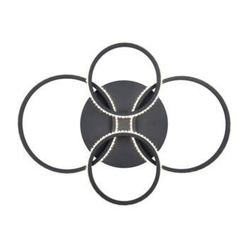 Čierne LED stropné svietidlo 49.5x65.5 cm Cires – Trio - Image 3