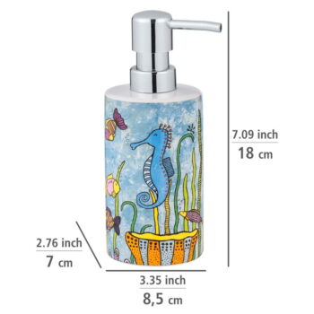Keramický dávkovač mydla 360 ml Rollin'Art Ocean Life – Wenko – Obrázok 2