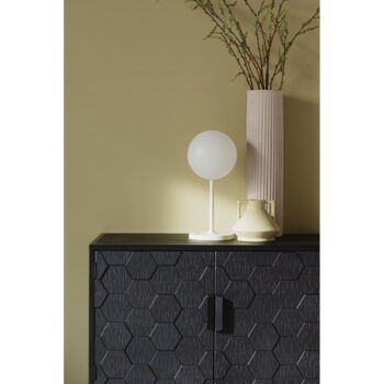 Krémová stmievateľná stolová lampa (výška 33 cm) Hub – White Label - Image 9