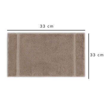 Hnedý uterák 33x33 cm Fancy – Foutastic - Image 3