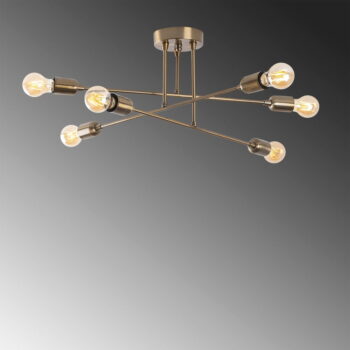 Stropné svietidlo v zlatej farbe Fleur – Opviq lights - Image 6