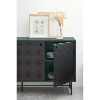 Čierno-zelená komoda Teulat Punto, šírka 150 cm - Image 2