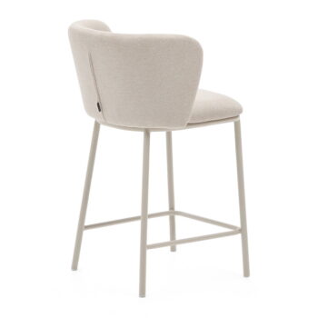 Béžová barová stolička (výška sedadla 65 cm) Ciselia – Kave Home - Image 4