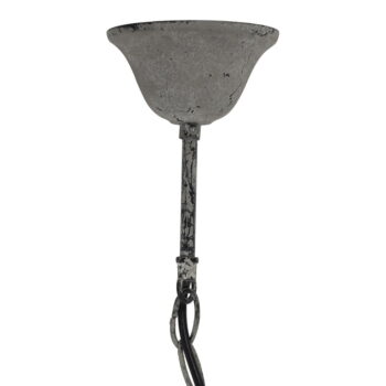 Biele závesné svietidlo s kovovým tienidlom ø 36 cm Luna – Light & Living - Image 4