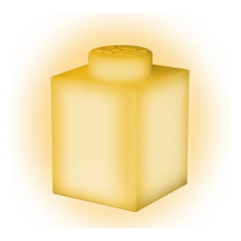 Žlté silikónové nočné svetielko LEGO® Classic Brick – Obrázok 2