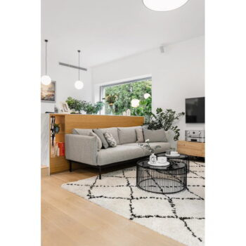 Béžovo-čierny koberec Mint Rugs Hash, 120 x 170 cm – Obrázok 4