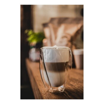 Sada 2 dvojstenných pohárov Vialli Design Latte, 300 ml - Image 4