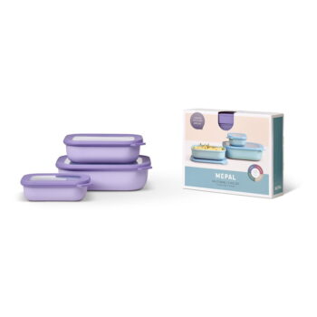 Potravinové škatuľky v súprave 3 ks Vivid lilac – Mepal - Image 7
