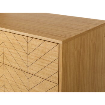 Komoda v dubovom dekore Woodman Camden Herringbone, 80 x 123 cm – Obrázok 4