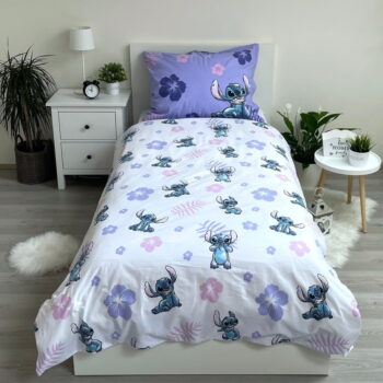 Bavlnené detské obliečky na jednolôžko 140x200 cm Lilo and Stitch - Jerry Fabrics - Image 3