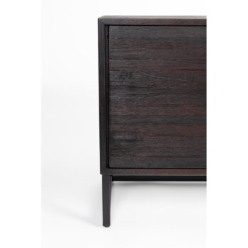 Hnedá nízka komoda z tíkového dreva 140x55 cm Webster – White Label - Image 5
