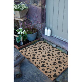 Rohožka z kokosového vlákna 40x60 cm Paws and Bones – Artsy Doormats – Obrázok 9