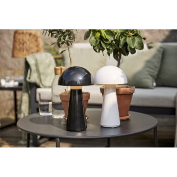 Biela LED stolová lampa so stmievačom (výška  28 cm) Mushroom – Star Trading – Obrázok 9